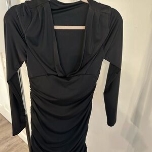 Bodycon Black Long Sleeve Dress